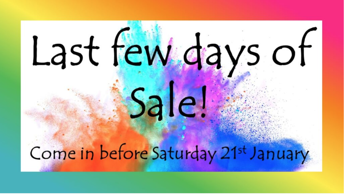 Infographic for the last few days of the sale